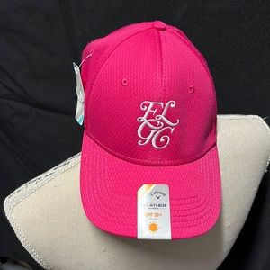 NWT UPF 30+ Bright Pink Golf Ballcap